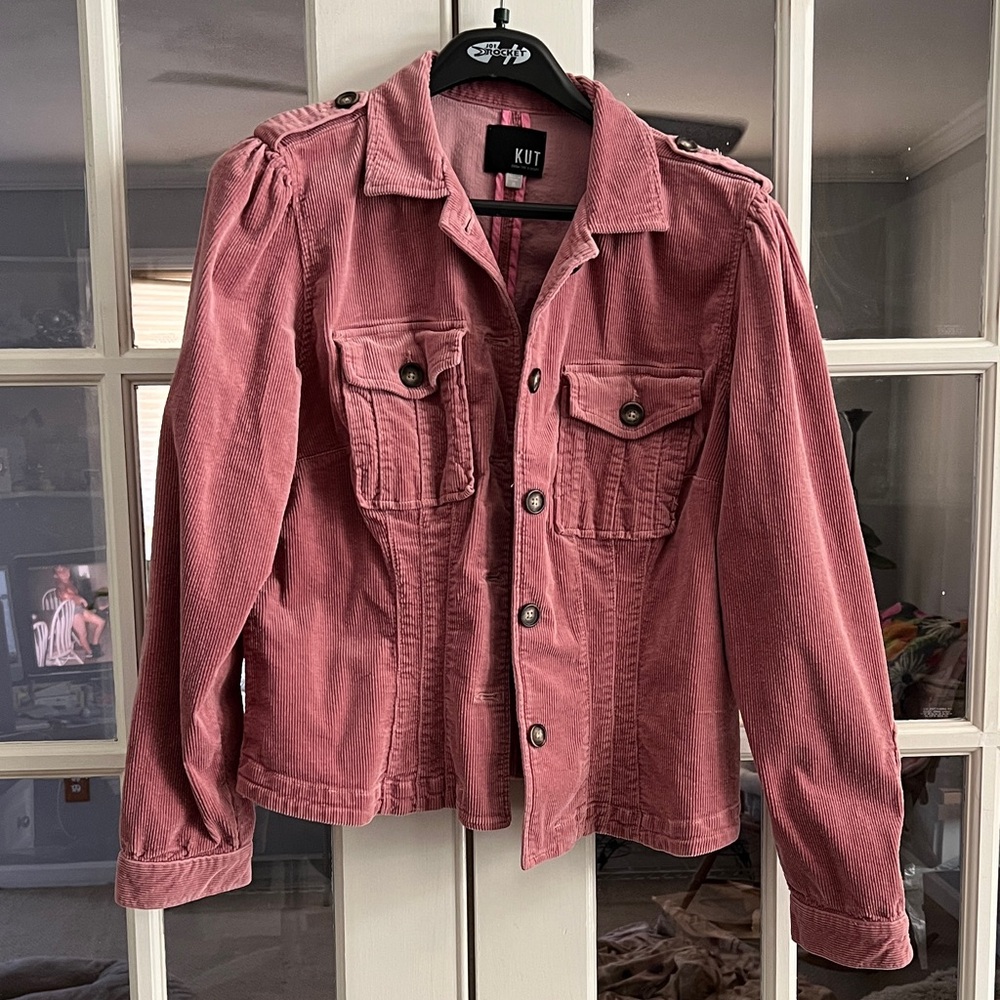 Kut from the Kloth Dusty Rose Corduroy Jacket